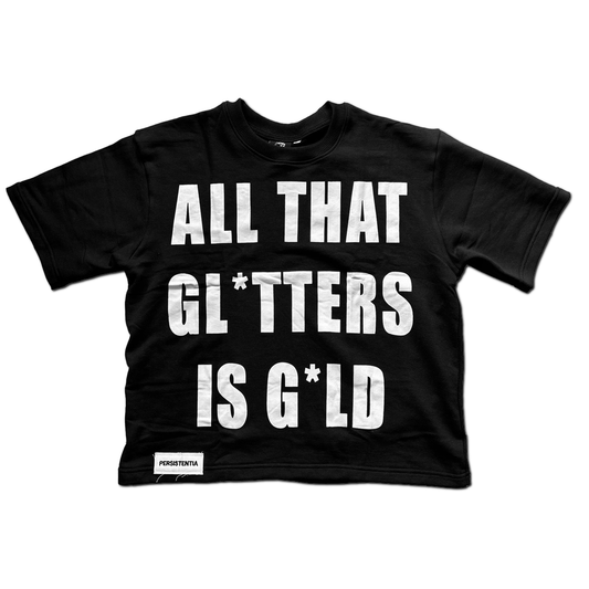 BLACK GL*TTER TSHIRT